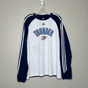 Adidas OKC Thunder Long Sleeve Shirt - Size XL